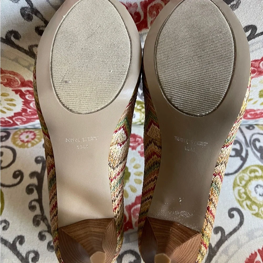 NINE WEST PUMPS Heels NEW multicolor - Picture 5 of 5